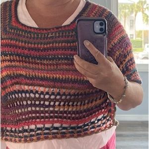 New, crochet ponch, handcrafted